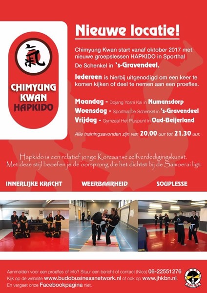 Jungki Kwan Hapkido groepslessen