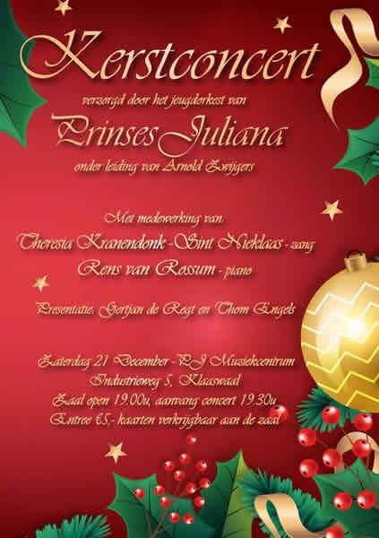 Kerstconcert Jeugdorkest Prinses Juliana