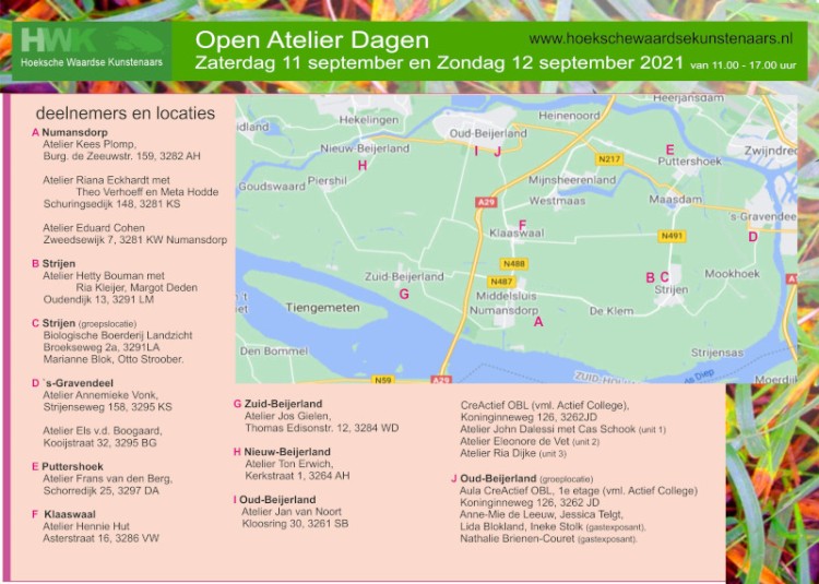 Open atelierdagen HWK