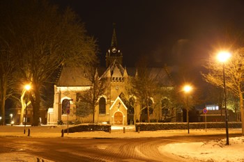 Kerk in de sneeuw