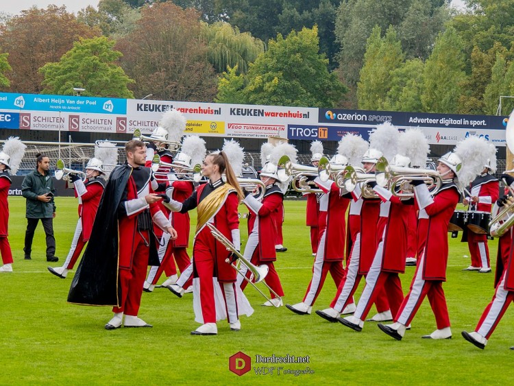 European Drum Corps Championships voor vijfde jaar op rij in stadion FC Dordrecht
